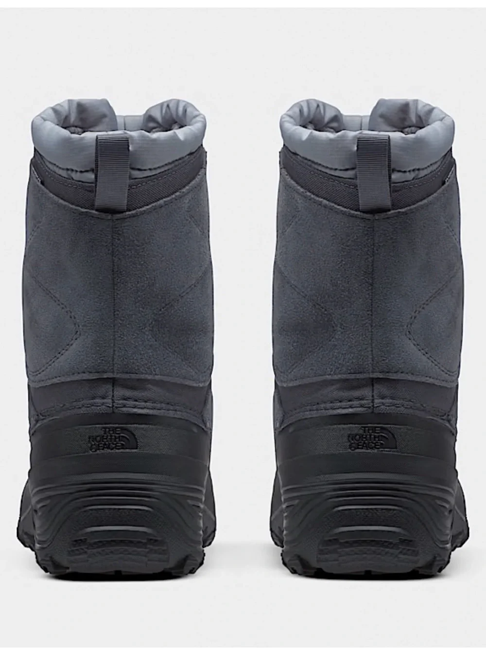 The North Face Youth Alpenglow V Waterproof Black and Grey Winter Boots